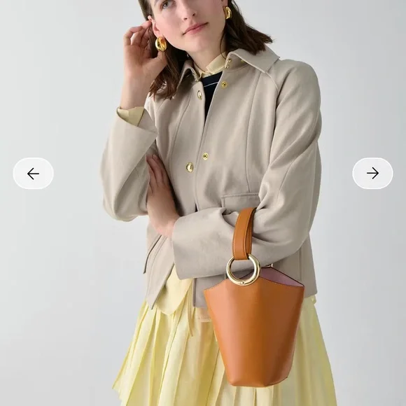 Kate Spade Mini Halo Bucket Bag in Baked Amber new without tags - Picture 2 of 9